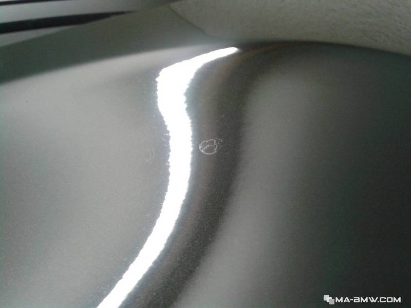 Aureoles sur peinture noire après lavage superjet - MA-BMW.com